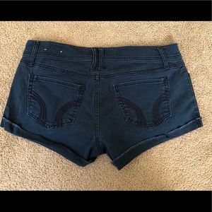 Hollister low rise blue colored shorts size 9